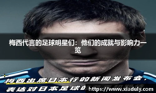梅西代言的足球明星们：他们的成就与影响力一览